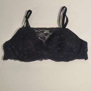 Mayar Lingerie Women's 38B Floral Black Bra